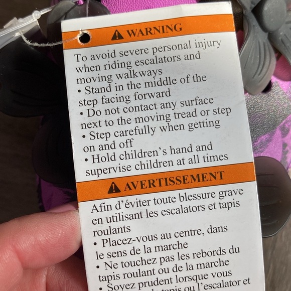 NEW CROCS Vibrant Purple & Black Floral Platform Clogs Ladies sz 7 - Picture 10 of 10